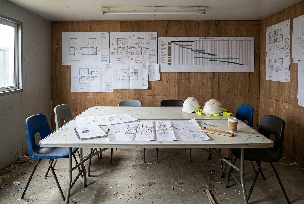 R&eacute;union de chantier et compte rendu